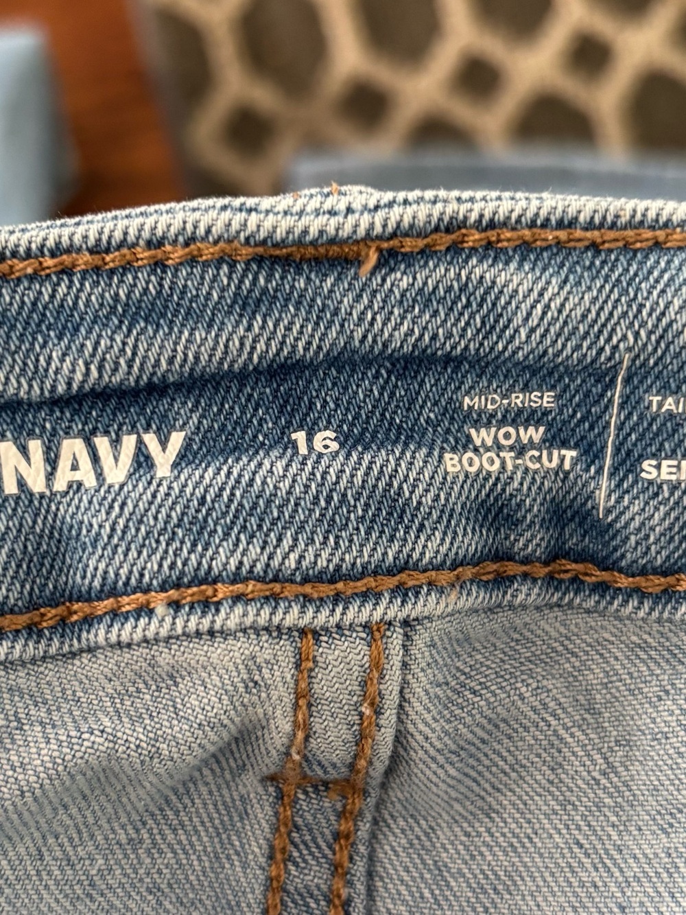 Old Navy Light Blue Mid-Rise Bootcut Jeans